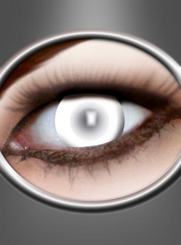 Zombie Kontaktlinsen blind weiss