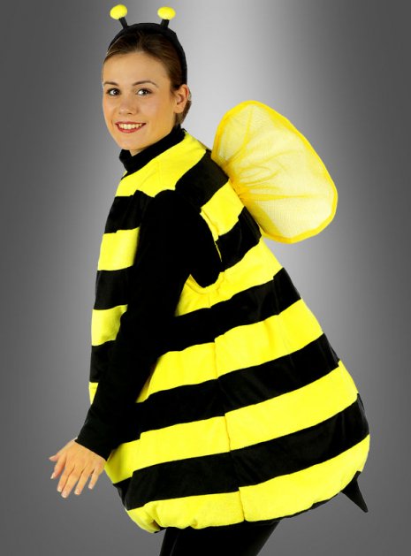 Vornehmlich Als fleißige Biene zu Halloween, Fasching oder Karneval unterwegs OE63