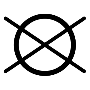 Keine chemische Reinigung