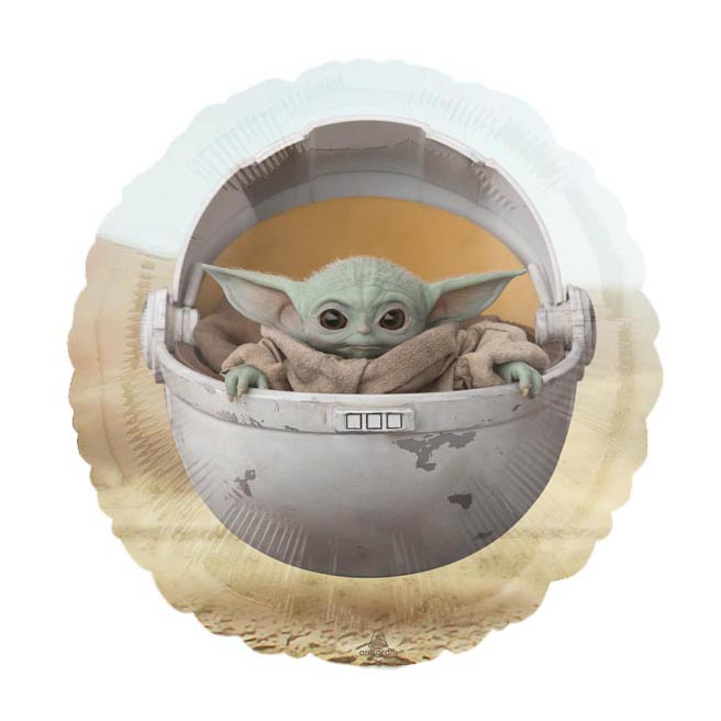 Baby Yoda bedruckter Folienballon