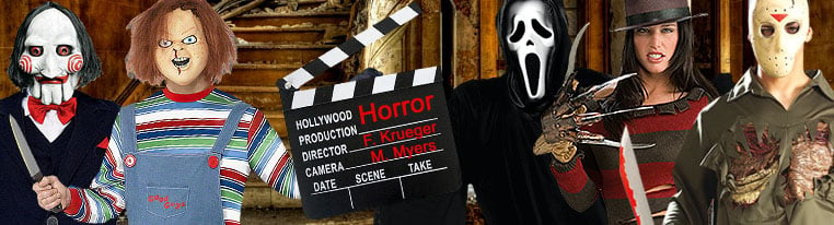 Scream Freddy Krueger Jason Freitag der 13. Halloween Kostüme Horrorfilm Outfit Grusel Verkleidung Mottoparty 