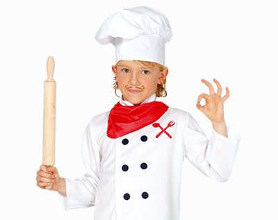 Koch Kostüm für Kinder Karneval Alltagshelden