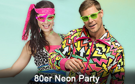 80er Neon Party Kostüme