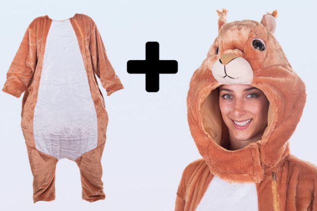 Eichhörnchen Kostüm Karneval