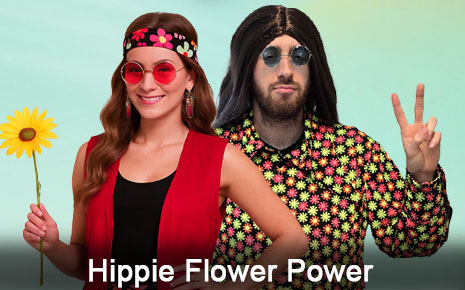 Hippie Flower Power Kostüme
