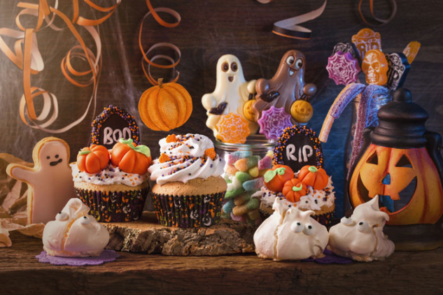 dekorierte Süßigkeiten für Halloween dekorierte Süßigkeiten für Halloween