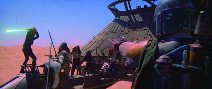 Kampf gegen Jabbas Leute