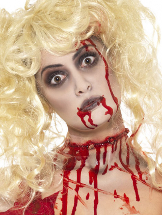 Zombie Frau schminken