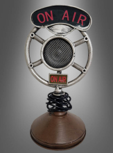 20s Microphone Metal Decoration  20s Microphone Metal Decoration