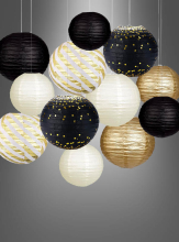 Big Paper Lantern Deco Set 12 Pieces  Big Paper Lantern Deco Set 12 Pieces