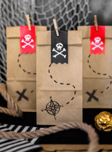 Geschenktüten Piratenparty 6 Stück 