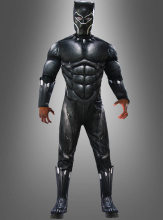 Jungen Kinder Black Panther kostüme Marvel Superheld Cosplay Karnevals kostüm 
