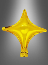 Stern Folienballon gold 25 cm 