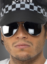 Police Aviator Mirror Specs 