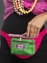 80s belt bag pink 
