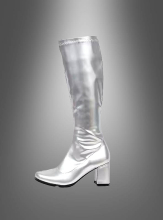 Silver Disco Boots 