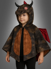 Black Dragon Cape Kinderkostüm 