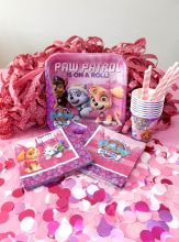 Paw Patrol Party Table Decoration for Girls 51 pcs 