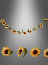 Deko Sonnenblumen Girlande 220cm 
