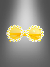 Hippie Blumenbrille Gänseblümchen  Hippie Blumenbrille Gänseblümchen