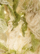 Schauriger Dekostoff 6m mit Moos Effekt 