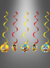 Dragon Ball Deko Swirls 5 Stück 