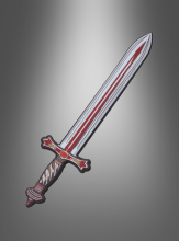 Ritterschwert rot 11.5x45cm EVA Schaumstoff 