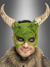 Gehörnte Maske mit Moos Effekt 