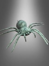 Spinne Halloween 23cm grün irisierend  Spinne Halloween 23cm grün irisierend