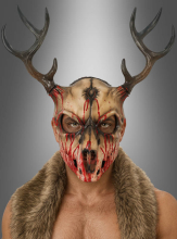 Bloody Stag Skull Foam Halfmask 