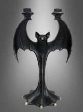 Fledermaus Kerzenständer 35cm Resin  Fledermaus Kerzenständer 35cm Resin