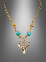 Büffel Indianer Kette  Büffel Indianer Kette