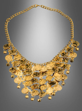 Orientalische Halskette goldfarben  Orientalische Halskette goldfarben