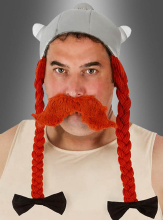 Obelix Fabric Helmet with Braids Adult 