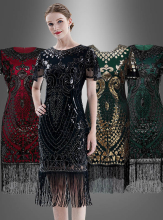 20s short-sleeved Sequin Dress Grace  20s short-sleeved Sequin Dress Grace