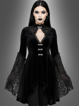 Gothic Dress Lucy with Lace 