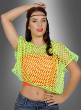 Fishnet Shirt Neon green  Fishnet Shirt Neon green