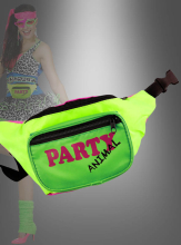 80s Party Animal Bumbag Neon  80s Party Animal Bumbag Neon