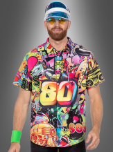 80er Jahre Outfit Hemd 