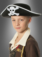 Pirate Hat for children black 