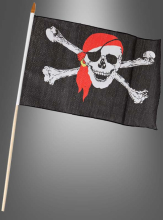 Jolly Roger Pirate Flag large buy here at » Kostümpalast