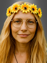 Sunflowers Hair Accessory Hippie  Sunflowers Hair Accessory Hippie