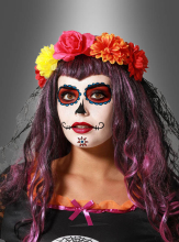 Sugar Skull Blumen Haarband  Sugar Skull Blumen Haarband