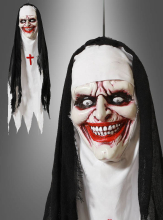 Headed Nun Halloween Decoration with Light 90cm 