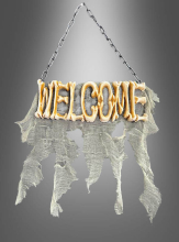 Halloween Türschild Welcome 28x40cm 