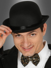 Gentleman Melone schwarz  Gentleman Melone schwarz