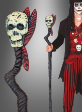 Voodoo Staff with Skull 100cm 