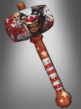 Giant inflatable Clown Hammer 90cm  Giant inflatable Clown Hammer 90cm