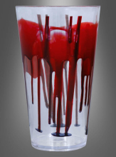 Halloween Trinkglas mit Blut 330ml 
