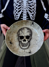 Big Skull Bowl for Halloween Snacks 31cm  Big Skull Bowl for Halloween Snacks 31cm